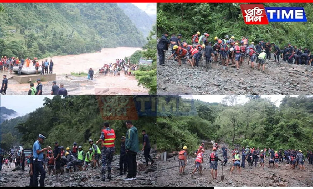 Nepal Landslide Sweeps Two Buses into River; Rescue Operations Underway